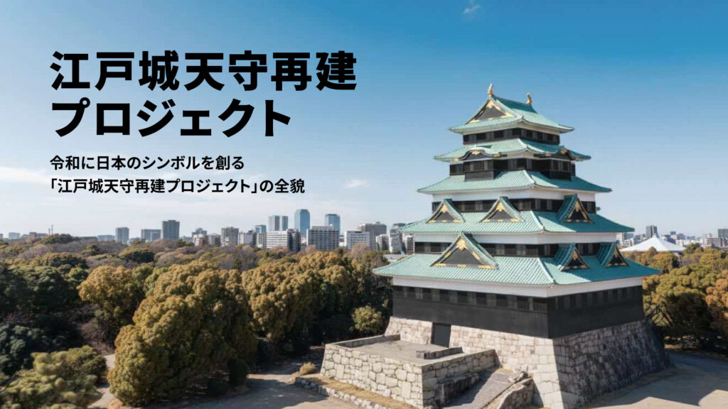 令和に日本のシンボルを創る「江戸城天守再建プロジェクトの全貌を探る」ウェビナーを開催
